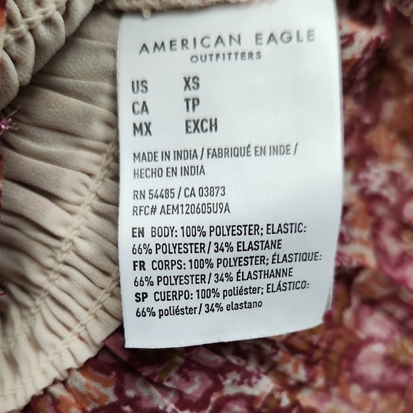 American Eagle Outfitters Pink Floral Blouse - Picture 3 of 4